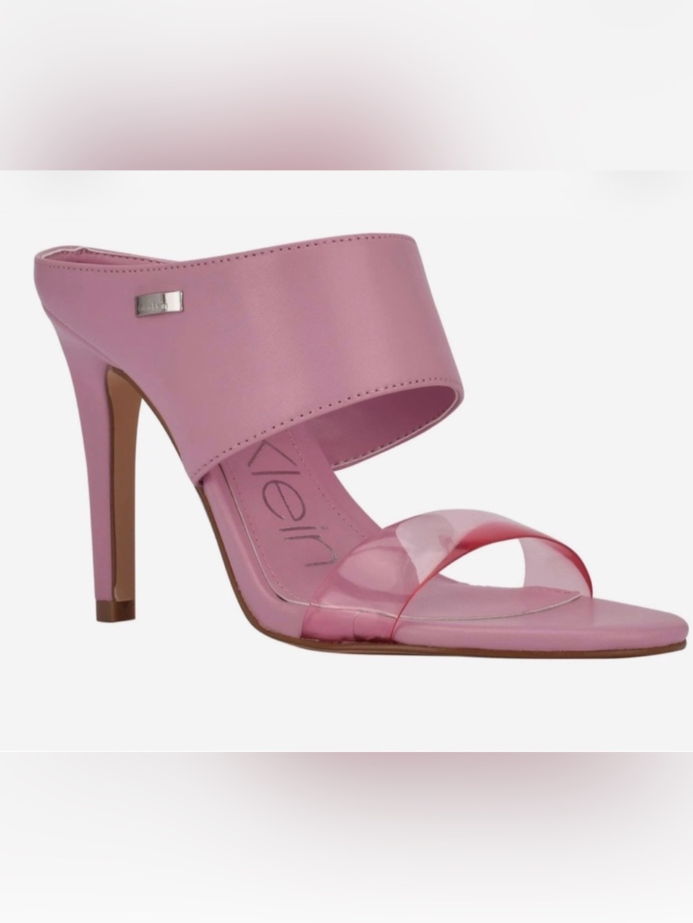 Calvin Klein Women’s Shayna Mules in Pink Orchid